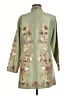 Coldwater Creek 100% Silk Green Raincoat Size M (petite) - photo 2