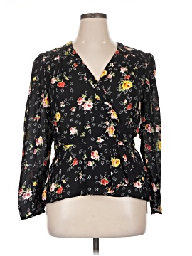 Veronica Beard 3/4 Sleeve Silk Top