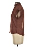 Monteau 100% Polyester Brown Short Sleeve Top Size S - photo 5