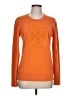 Tory Burch 100% Wool Orange Wool Pullover Sweater Size L - photo 1
