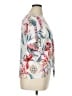 Chico's Floral White Short Sleeve Blouse Size XL (3) - photo 4