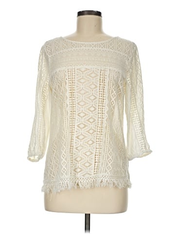 Vintage America Blues 3/4 Sleeve Blouse (view 1)