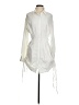 PrettyLittleThing 100% Polyester White Casual Dress Size 4 - photo 1