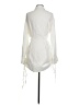 PrettyLittleThing 100% Polyester White Casual Dress Size 4 - photo 2