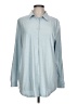 Lands' End Blue Long Sleeve Blouse Size L - photo 1