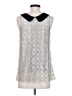 Liv Silver Sleeveless Blouse Size XS - photo 2