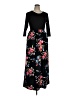 Unbranded Floral Black Casual Dress Size XL - photo 1