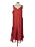 Joie Paisley Red Casual Dress Size L - photo 2