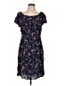 Westport Floral Blue Casual Dress Size L - photo 1