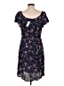 Westport Floral Blue Casual Dress Size L - photo 2