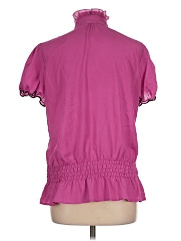 Essentials by Milano Short Sleeve Blouse (view 2)