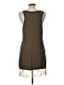 Aziza 100% Polyester Brown Casual Dress Size L - photo 2