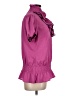 Essentials by Milano 100% Polyester Pink Short Sleeve Blouse Size L - photo 4