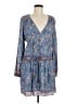 Veronica Beard 100% Rayon Paisley Blue Casual Dress Size 6 - photo 1
