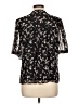 Nine West 100% Polyester Black Short Sleeve Blouse Size L - photo 2