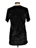 Pol 100% Polyester Black Short Sleeve Top Size L - photo 2