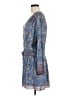 Veronica Beard 100% Rayon Paisley Blue Casual Dress Size 6 - photo 5
