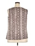 MICHAEL Michael Kors Snake Print Pink Silver Sleeveless Blouse Size 2X - photo 2