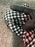 Eyeshadow Houndstooth Gray Casual Skirt Size 9 - photo 5
