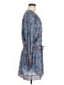 Veronica Beard 100% Rayon Paisley Blue Casual Dress Size 6 - photo 4