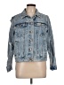 Forever 21 Plus 100% Cotton Blue Denim Jacket Size Lg Plus - photo 1