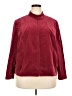 Talbots Solid Burgundy Track Jacket Size 2X Petite - photo 1