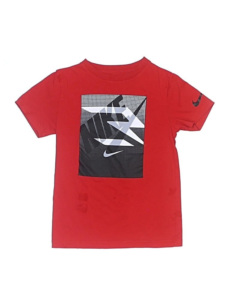 Pre-owned Nike Kids' Short Sleeve T-shirt In Red