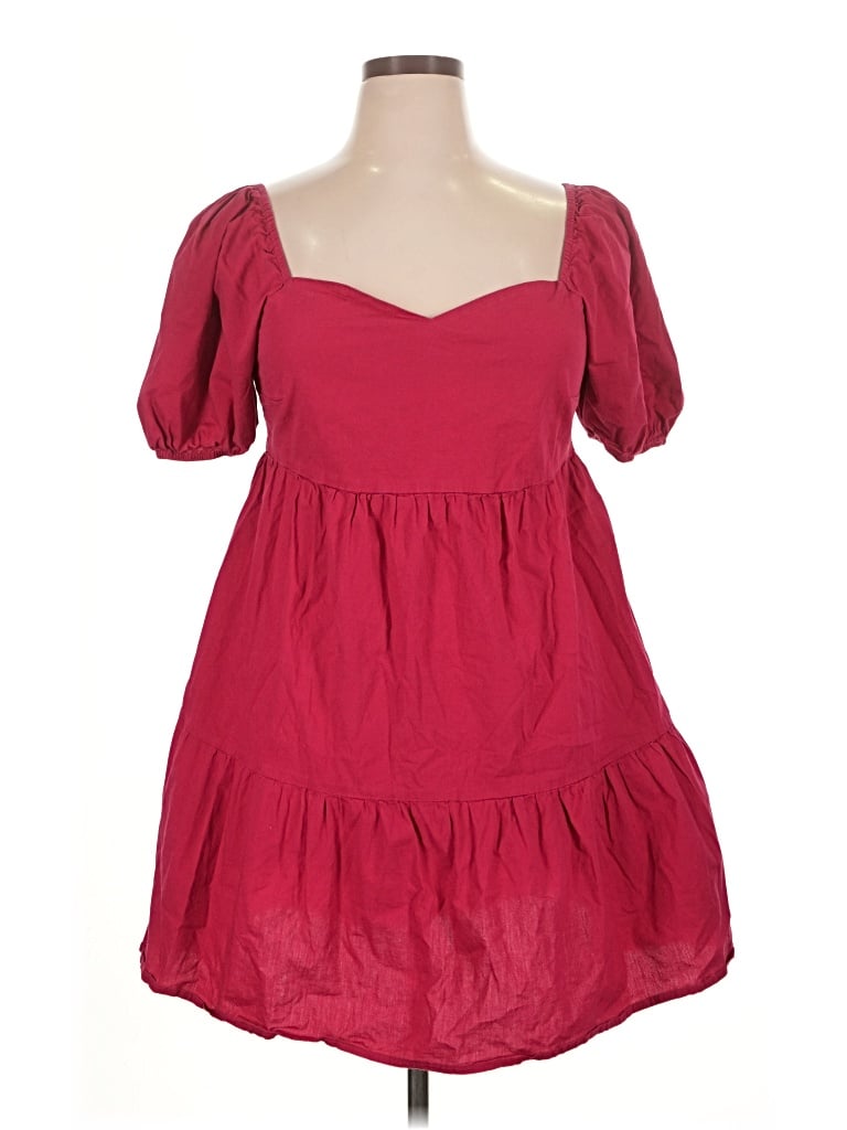 Pre-owned Louna Casual Dress In Red