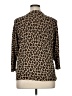 Kenar Animal Print Brown Cardigan Size 1X - photo 2