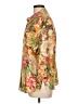 Assorted Brands 100% Silk Tropical Yellow 3/4 Sleeve Silk Top Size L - photo 5