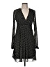 BCBGMAXAZRIA 100% Polyester Polka Dots Black Casual Dress Size M - photo 1