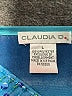 Claudia D. 100% Polyester Blue 3/4 Sleeve Blouse Size L - photo 7