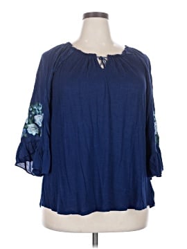 Vintage America Blues 3/4 Sleeve Blouse (view 1)