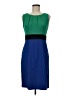 AB Studio Color Block Blue Cocktail Dress Size 8 - photo 1