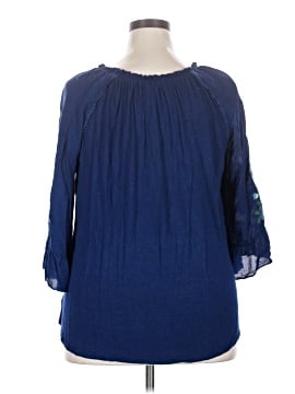 Vintage America Blues 3/4 Sleeve Blouse (view 2)