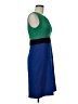 AB Studio Color Block Blue Cocktail Dress Size 8 - photo 4