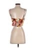 Unbranded Floral Orange Sleeveless Top Size M - photo 2