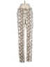 H&M Animal Print Silver Ivory Casual Pants Size 4 - photo 1