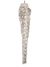 H&M Animal Print Silver Ivory Casual Pants Size 4 - photo 4