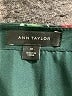 Ann Taylor 100% Polyester Floral Black Formal Skirt Size 10 - photo 4