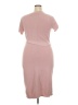 Torrid 100% Polyester Pink Casual Dress Size 2X Plus (2) - photo 2