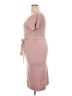 Torrid 100% Polyester Pink Casual Dress Size 2X Plus (2) - photo 5