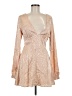 Privacy Please Tan Cocktail Dress Size M - photo 1