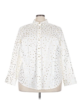 Talbots 3/4 Sleeve Button-Down Shirt (view 1)