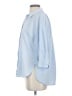 Buki Blue 3/4 Sleeve Button-Down Shirt Size S - photo 5