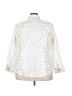 Talbots Polka Dots White 3/4 Sleeve Button-Down Shirt Size 22 - photo 2
