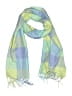 Unbranded Plaid Green Scarf One size - photo 1