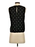 T Tahari 100% Polyester Black Sleeveless Blouse Size S - photo 2