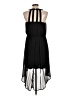 No Boundaries 100% Polyester Solid Black Casual Dress Size L - photo 2