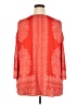 Cj Banks Red 3/4 Sleeve Blouse Size 2X - photo 2